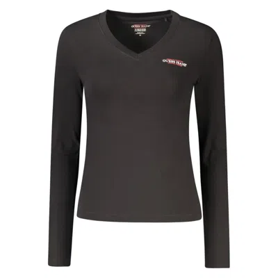 Guess Jeans Black Cotton Women T-shirt