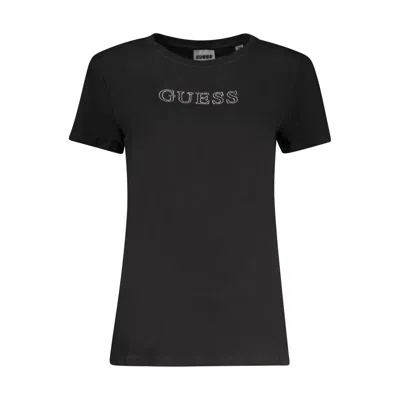 Guess Jeans Black Cotton Women T-shirt