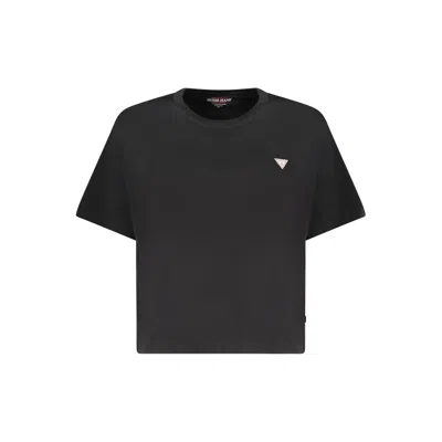 Guess Jeans Black Cotton Women T-shirt