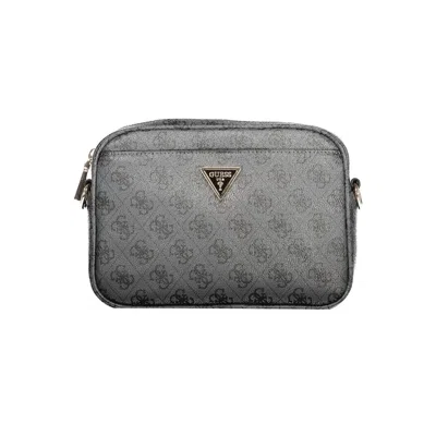 Guess Jeans Black Faux Leather Women Handbag