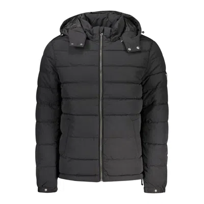 Guess Jeans Black Polyamide Full-length Jacket