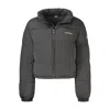 Guess Jeans Black Polyester Jackets & Coat In Black