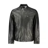 Guess Jeans Black Polyethylene Jacket In Black
