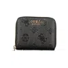 Guess Jeans Black Polyethylene Wallet In Gray