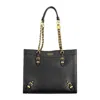 Guess Jeans Black Polyethylene Women Handbag In Black