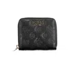 Guess Jeans Black Polyethylene Women's Wallet In Black