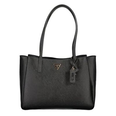 Guess Jeans Black Polyurethane Women's Women's Bag