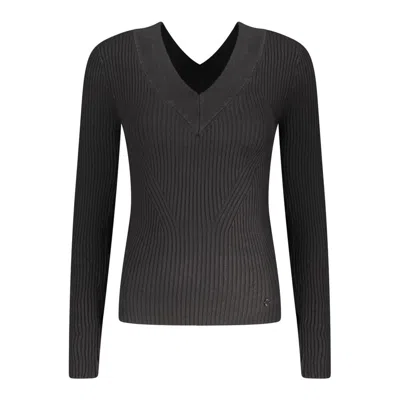 Guess Jeans Black Viscose Sweater
