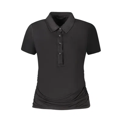 Guess Jeans Black Viscose Tops & T-shirt
