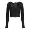 Guess Jeans Black Viscose Women Sweater In Black