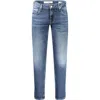 Guess Jeans Blue Cotton Jeans & Pant In Blue