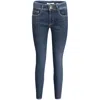 Guess Jeans Blue Cotton Jeans & Pant In Blue