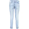 Guess Jeans Blue Cotton Jeans & Pant In Blue