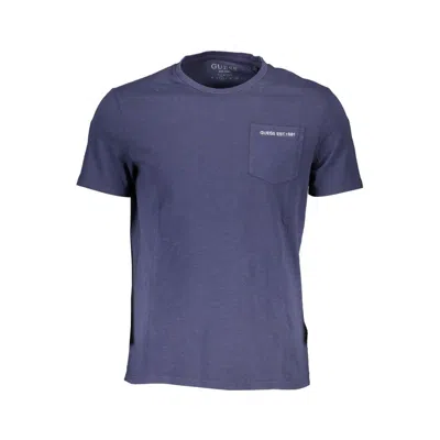 Guess Jeans Blue Cotton Men T-shirt