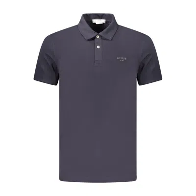 Guess Jeans Blue Cotton Mens Polo Shirt