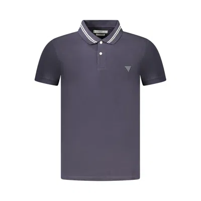 Guess Jeans Blue Cotton Polo Shirt