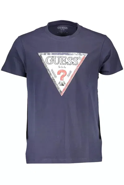 Guess Jeans Blue Cotton T-shirt