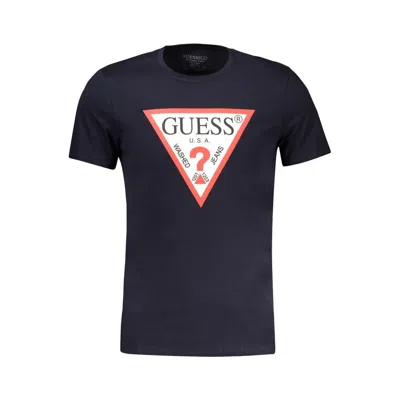 Guess Jeans Blue Cotton T-shirt