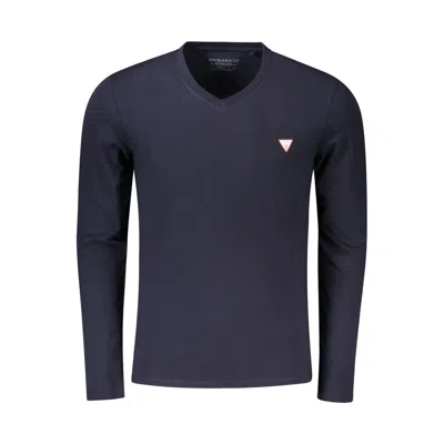 Guess Jeans Blue Organic Cotton Men T-shirt