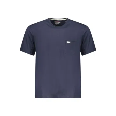 Guess Jeans Blue Organic Cotton Men T-shirt