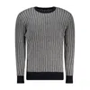 Guess Jeans Blue Polyester Sweater In Blue