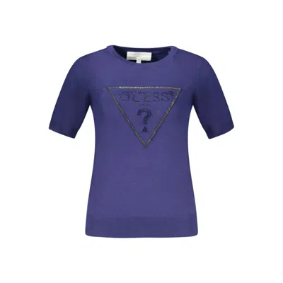 GUESS JEANS BLUE VISCOSE WOMEN SWEATER