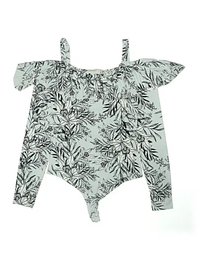 Pre-owned Guess Jeans Bodysuit In Gray