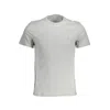 Guess Jeans Chic Gray Slim Fit Logo Tee For Men