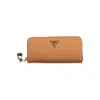Guess Jeans Brown Polyethylene Wallet