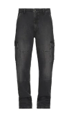 Guess Jeans Cargo Jean In Black