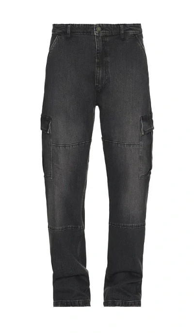 Guess Jeans Cargo Jean In Black