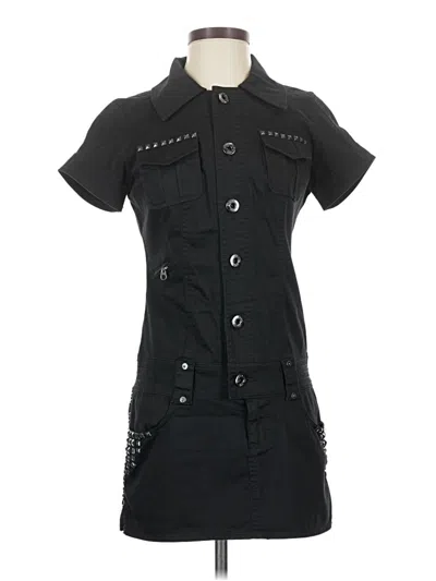Pre-owned Guess Jeans Casual Dress In Black