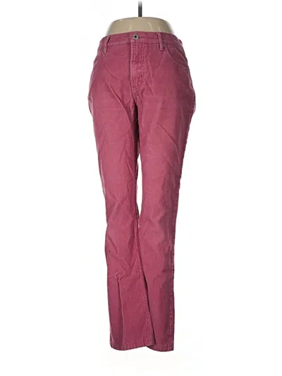 Pre-owned Guess Jeans Casual Pants In Burgundy