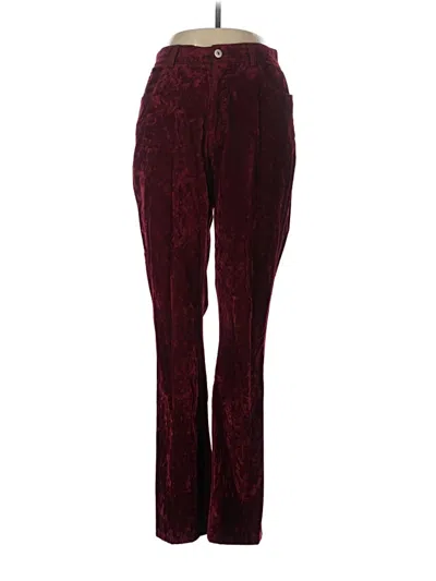 Pre-owned Guess Jeans Casual Pants In Burgundy