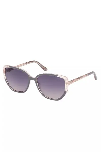 Guess Jeans Chic Square Frame Sunglasses In Purple