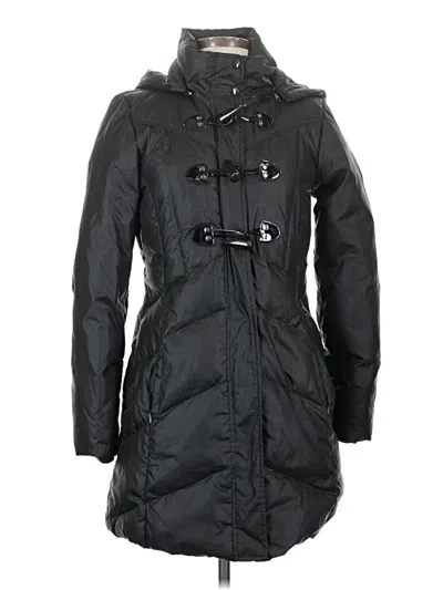 Pre-owned Guess Jeans Coat In Black
