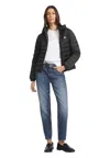 Guess Jeans Down Jacket Woman  Regular Fit In Black