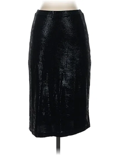 Pre-owned Guess Jeans Formal Skirt In Black