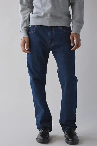 Guess Jeans G16 Straight Leg Jean In Artistic Dark Wash, Men's At Urban Outfitters In Blue