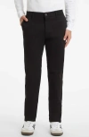 Guess Jeans Gj Slim Straight Leg Cotton Twill Chinos In Black