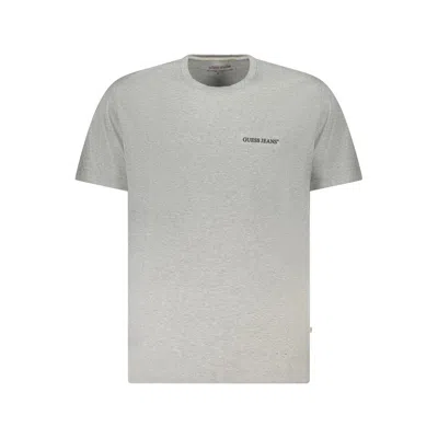 Guess Jeans Gray Cotton Men T-shirt