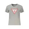 Guess Jeans Gray Cotton Tops & T-shirt In Gray