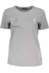 GUESS JEANS GRAY COTTON TOPS & T-SHIRT
