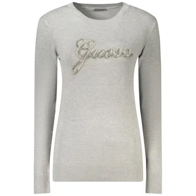 Guess Jeans Gray Viscose Sweatshirt