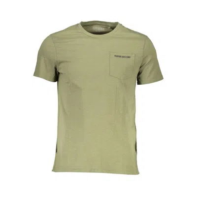 Guess Jeans Green Cotton Men T-shirt