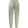 Guess Jeans Green Cotton Pant In Green