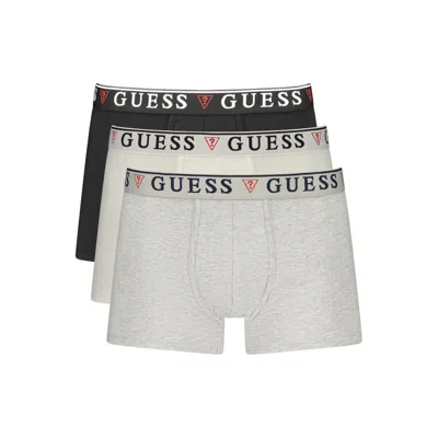 Guess Jeans Grey Cotton Men's Boxer In Gray
