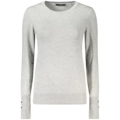 Guess Jeans Grigio Viscosa Women Sweater In Gray