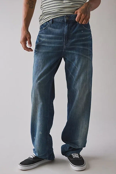 Guess Jeans Guess Originals Baggy Fit Jean In Crosshatch, Men's At Urban Outfitters