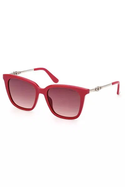 Guess Jeans Iniettato Women's Sunglasses In Purple